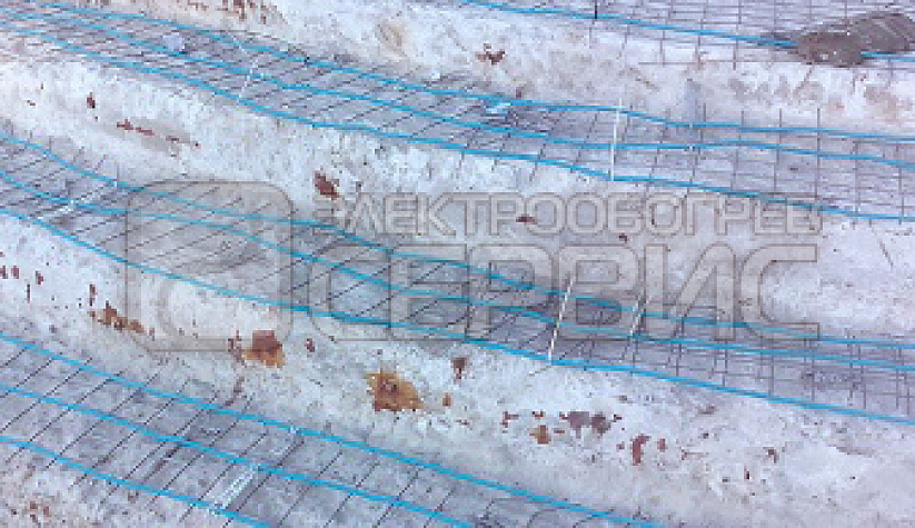 Обогрев ступеней автоцентра Агат